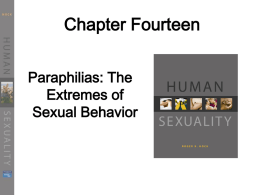 Chapter 14 Paraphilias