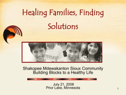 Healing Families, Finding Solutions