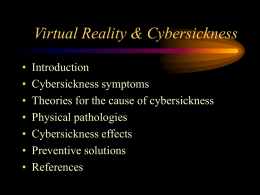 Cybersickness symptoms