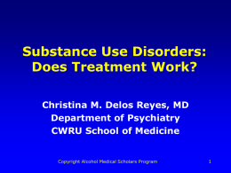 Substance Use Disorders: Does Treatment Work?