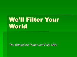 We`ll Filter Your World