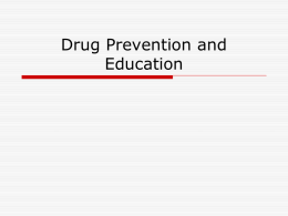 drug programs - West Essex High School