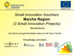 3 Small Innovation Projects