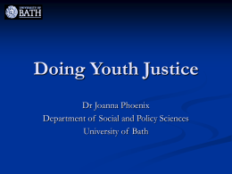 Doing Youth Justice