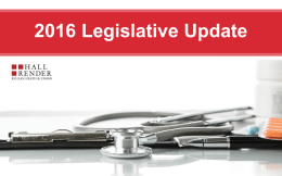 2016 Legislative Update
