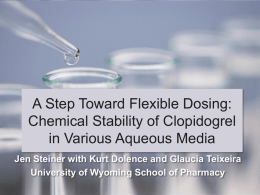 A Step Toward Flexible Dosing