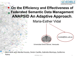 On the Efficiency and Effectiveness of Federated Semantic Data