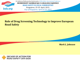Characteristics of Leading Roadside Drug Screening