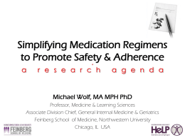 Simplifying Medication Regimens to Promote Safety and Adherence