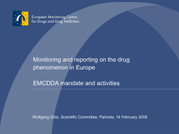 EU Drugs Action Plan 2005-2008 - Emcdda