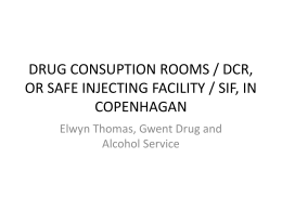 drug consuption rooms