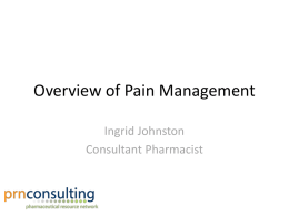 Overview of Pain Management IJ 05092016x