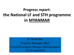Myanmar - ELF and STH PM 2382014