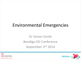 Environmental Emrgencies