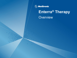 Enterra ® Therapy