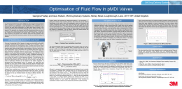 Optimisation of Fluid Flow in pMDI valves