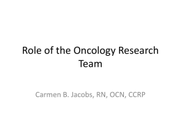 Oncology Research Team