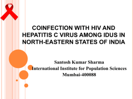 coinfection with hiv and hepatitis c virus among idus in north