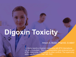 Digoxin immune fab (ovine): Dosing