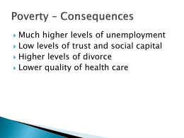 Poverty * Consequences