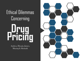 Drug Prizing