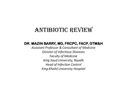 Lecture 21 Part II- Antibiotic Use:Abusex2016-11