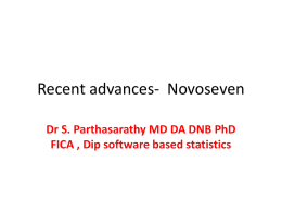 Recent advances- Novoseven mgmc