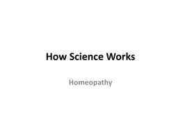 hsw – homeopathy