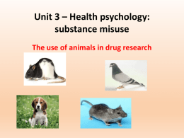 Animals in drug research