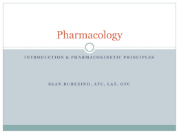 ATH 521 Pharmacology