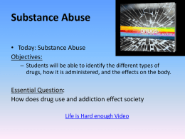 substance abuse powerpointx