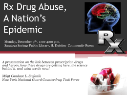 RX Drugs-Heroin Power Point Show