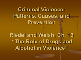Chapter 13 Powerpoint (2) Drugs and Alcohol