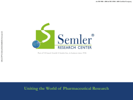 BA/BE - Semler Research Center