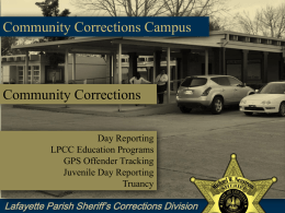 Lafayette Parish Sheriff`s Corrections Division