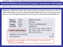 Semantic Relation Discovery by Using Co - user.meduni