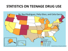 statistics on teenage drug use