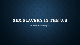 Sex slavery in u.s.a