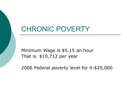 chronic poverty