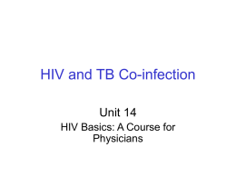 TB and HIV - I-TECH