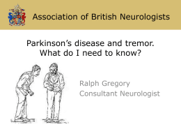 Parkinsons and Movement Disorders - Ralph Gregoryx