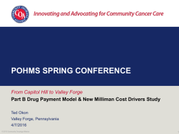 Study on the Cost Drivers of Cancer Care