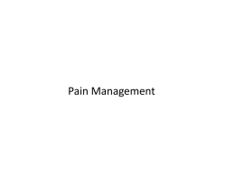 Acute/transient pain