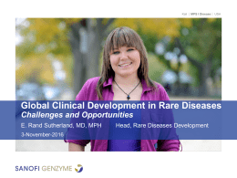 S8-1_E. Rand Sutherland_Global Clinical Development in Rare