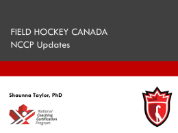 TRAINED - Field Hockey Canada