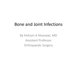 Bone and Joint Infections