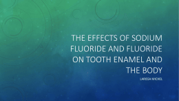 Calcium carbonate and its effects on tooth enamel