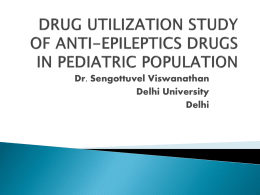 drug utilization study of anti-epileptics drugs in