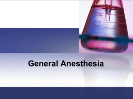 General Anesthesiax