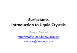 Liquid Crystals